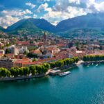 Town of Lecco on Como Lake