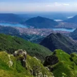 Lecco Mountain on Lake Como