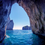 The Blue Grotto - Sea cave (inside view) - Capri IslandI