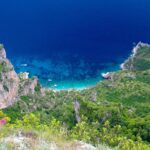 View from a cliff on the Island of Capri