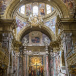 Inside view of the Church of San Gregorio Armeno - Naples