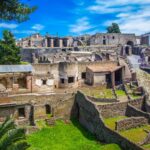 Pompeii - an ancient Roman city famously preserved by the eruption of Mount Vesuvius in 79 AD
