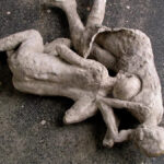 The preserved bodies of Pompeii frozen in time by the eruption of Mount Vesuvius