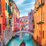 View of Venice canals