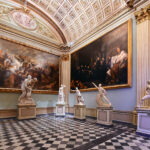 FLORENCE, ITALY - NOVEMBER 21: General view of the Gallerie degli Uffizi's Niobe Hall new set presentation at Gallerie degli Uffizi Museum on November 21, 2024 in Florence, Italy. (Photo by Roberto Serra - Iguana Press/Getty Images)